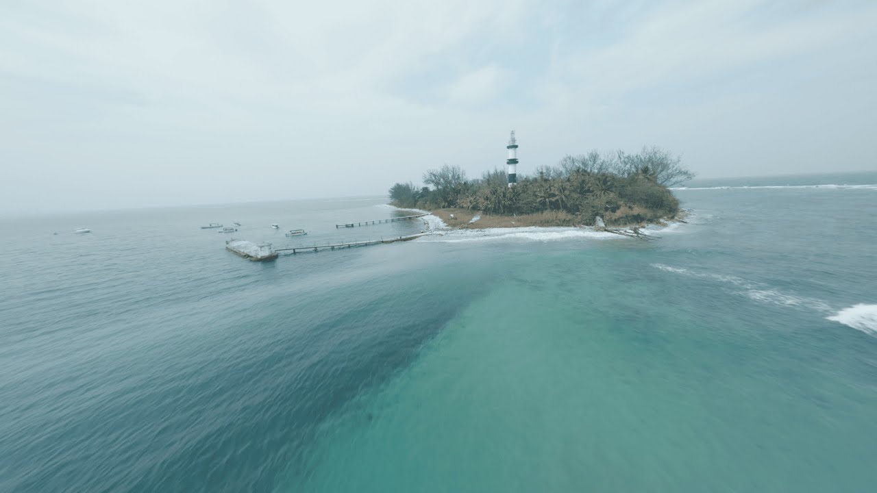 Isla sacrificios, Veracruz. Viaje completo desde la costa. FPV Drone