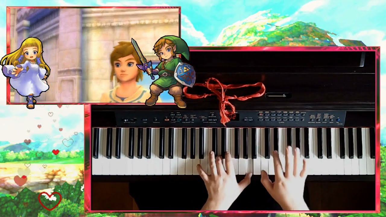 Zelda Skyward Sword - Romance In the Air, Piano