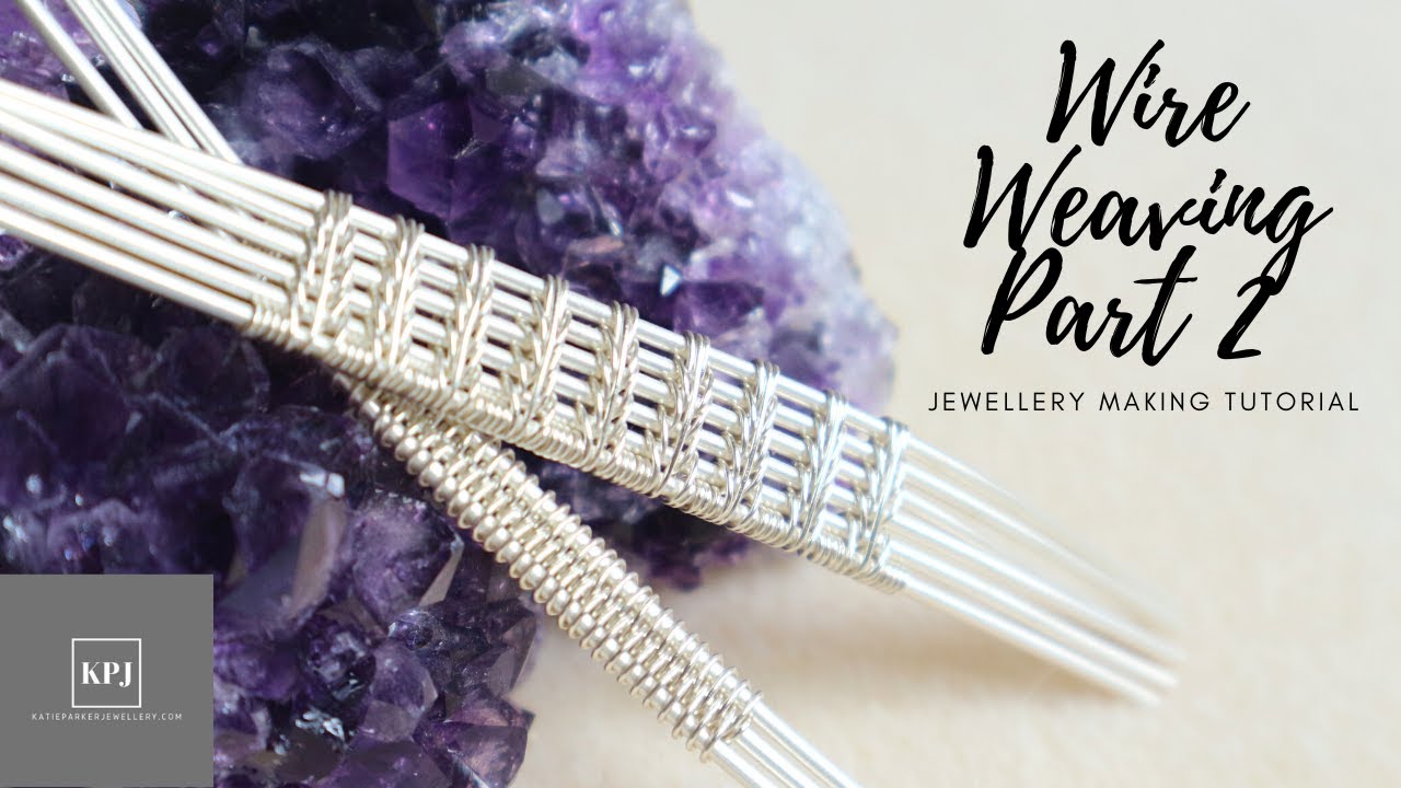 Wire Weaving Part 2 - Feather Weave - Wire Work - Jewellery Making Tutorial