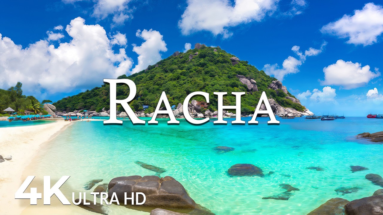 FLYING OVER RACHA (4K UHD) &ndash; Soothing Music Along With Beautiful Nature Video - 4K Video ULTRA HD
