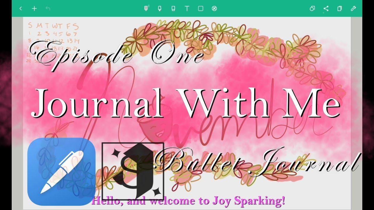 Journal With Me Series | Episode 1 | Digital Bullet Journal & Digital Planner | Samsung Tab S6 Lite