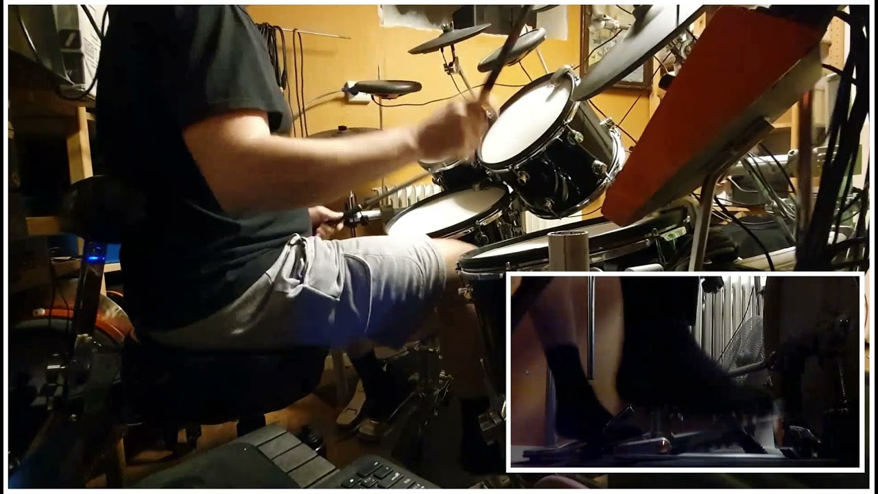 Vicious Art - Murder, drum cover, blastbeats, push pull, open close technique, Heel toe technique.
