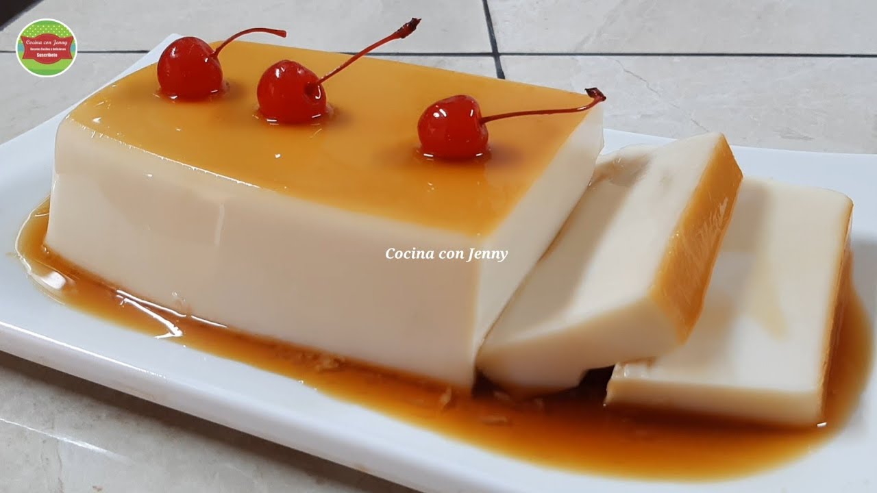 Flan de coco sin HORNO sin Huevo  - Facil y Rapido 🥥 Solo 3 ingredientes