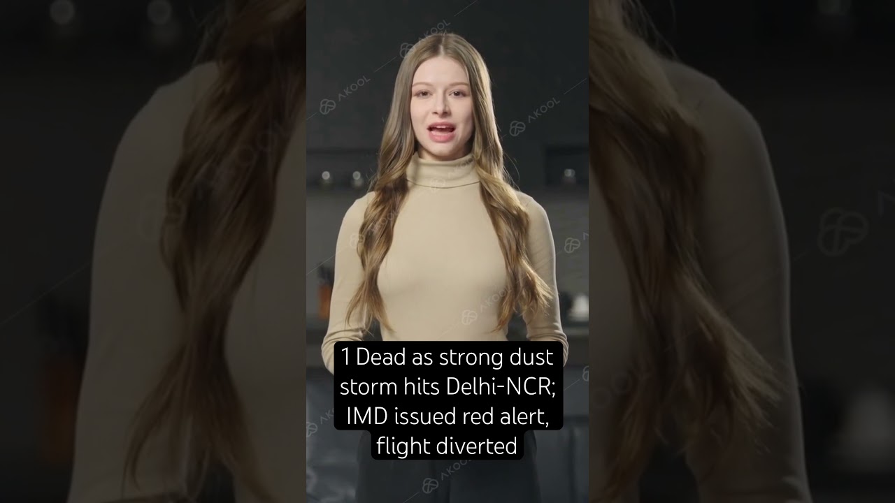 Strong dust storm hits Delhi-NCR, 1 dead, flight diverted. #storm #delhi #delhiairport #disaster
