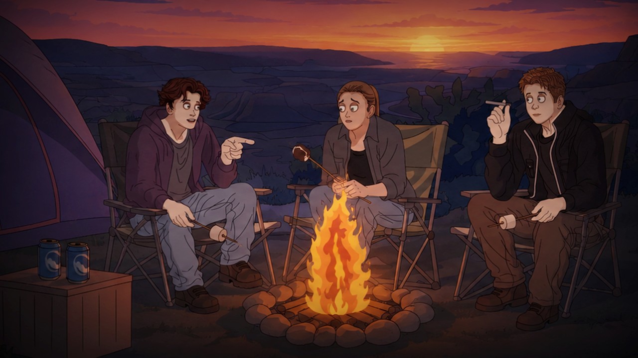 3 CAMPING AT NIGHT Horror Stories Animated