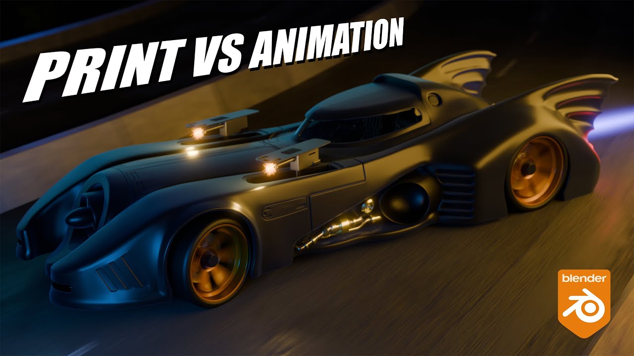 3D Print VS 3D Animation - 2k Sub Special