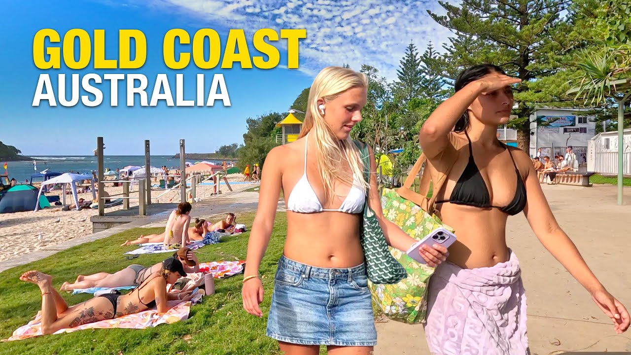 Gold Coast Australia - Surfers Paradise to Burleigh Heads - I Love Walks & Rides 4K UHD