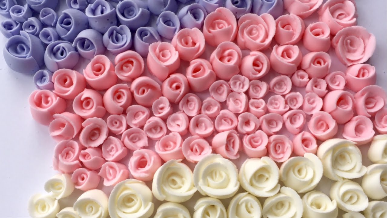 Cómo Hacer Rosas Con Glasé Real