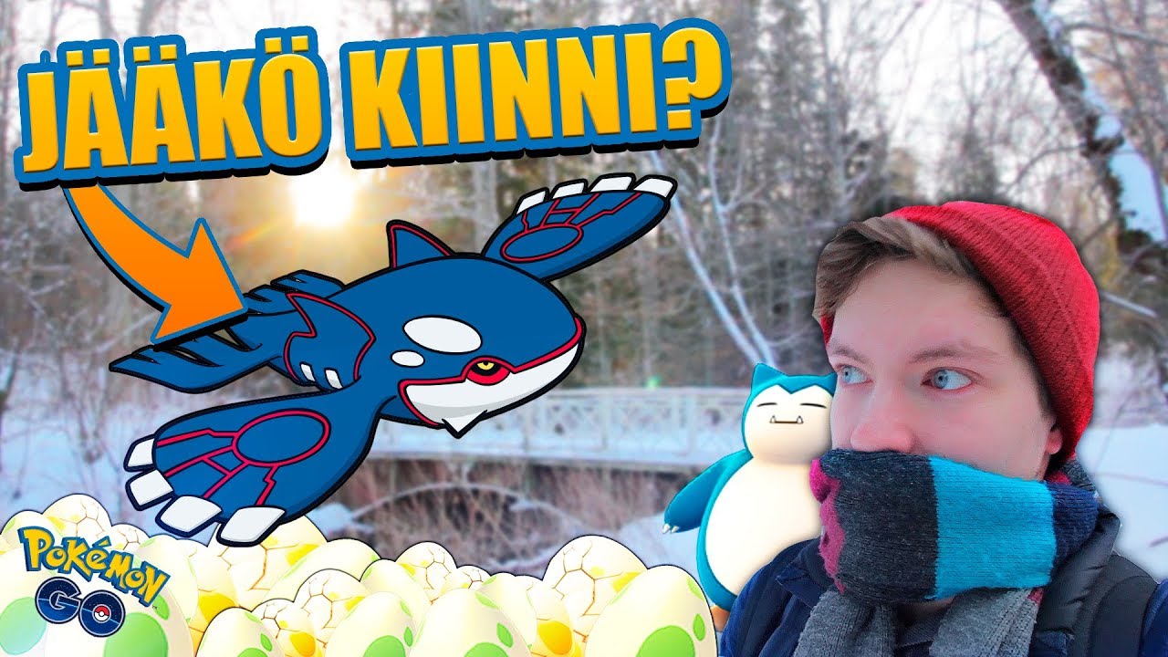 KYOGRE RAIDI JA AVATAAN EGEJÄ - Pelataan Pokemon GO