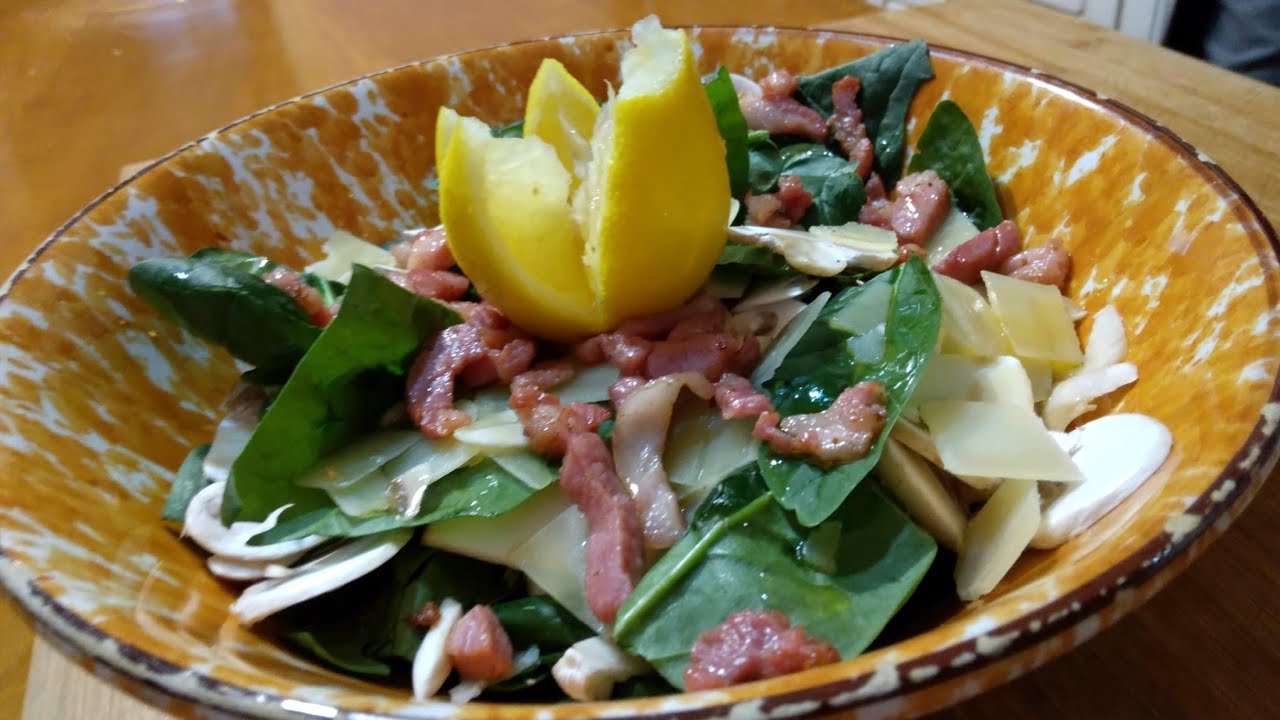 INSALATA DI SPINACI CRUDI