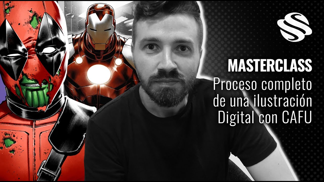 MASTERCLASS: Proceso completo de una ilustración Digital con CAFU