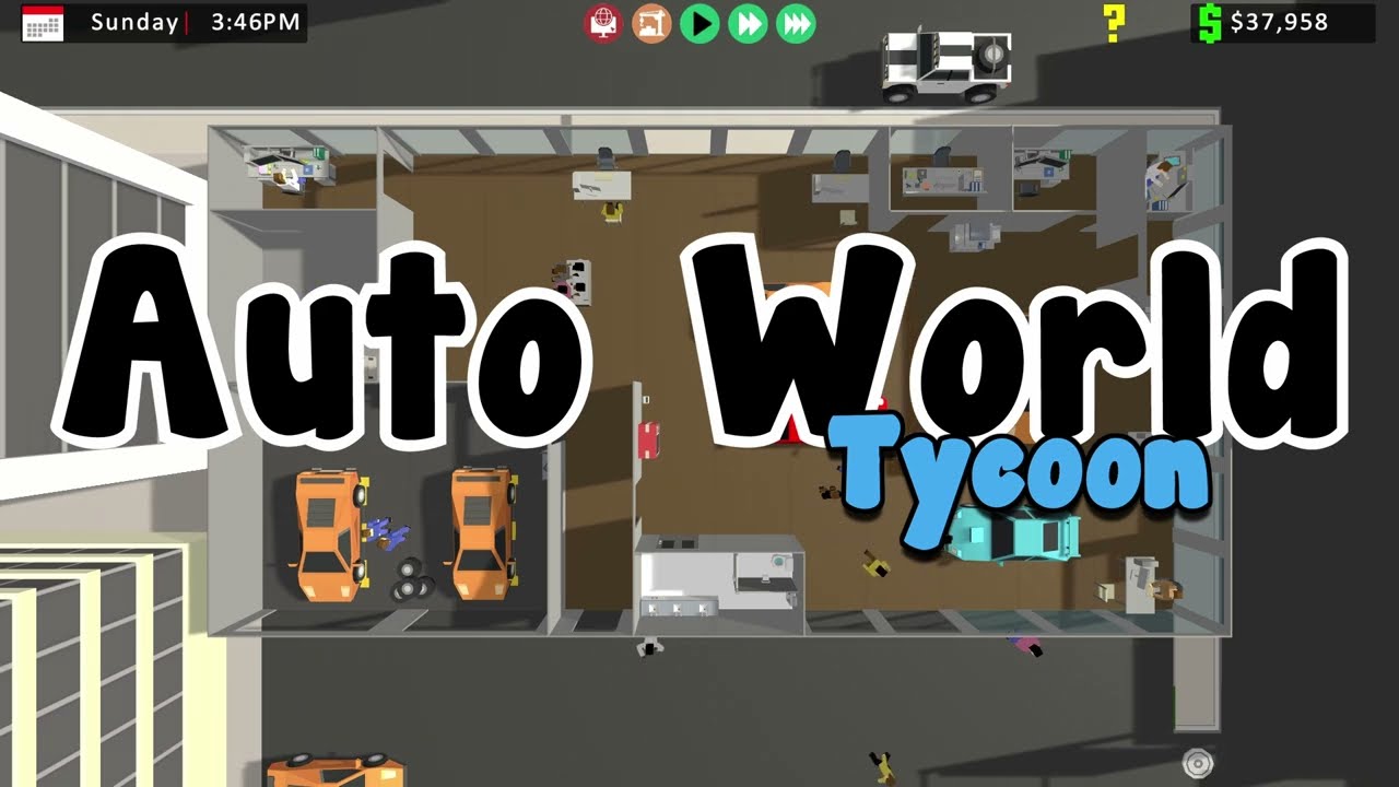 Auto World Tycoon Game Play Trailer