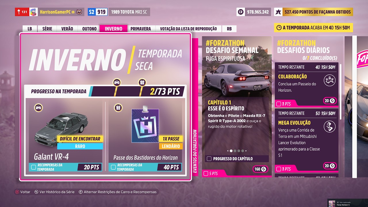#18 - Forza Horizon 5 (PlayList do Festival de INVERNO) - PC 4K (RTX 4090)