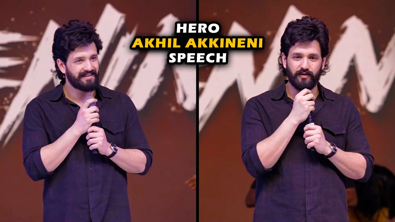 Hero Akhil Akkineni Speech at LENIN Blockbuster Celebrations || Bhagyashri Borse || PTC