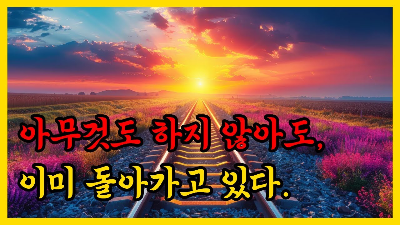 아무 일도 하지 않아도, 이미 작동 중이다
