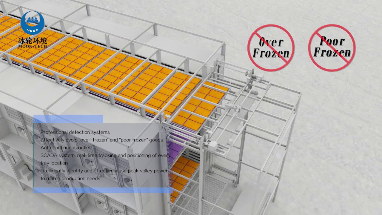 Moon Tech Intelligent Continuous Freezing Tunnel