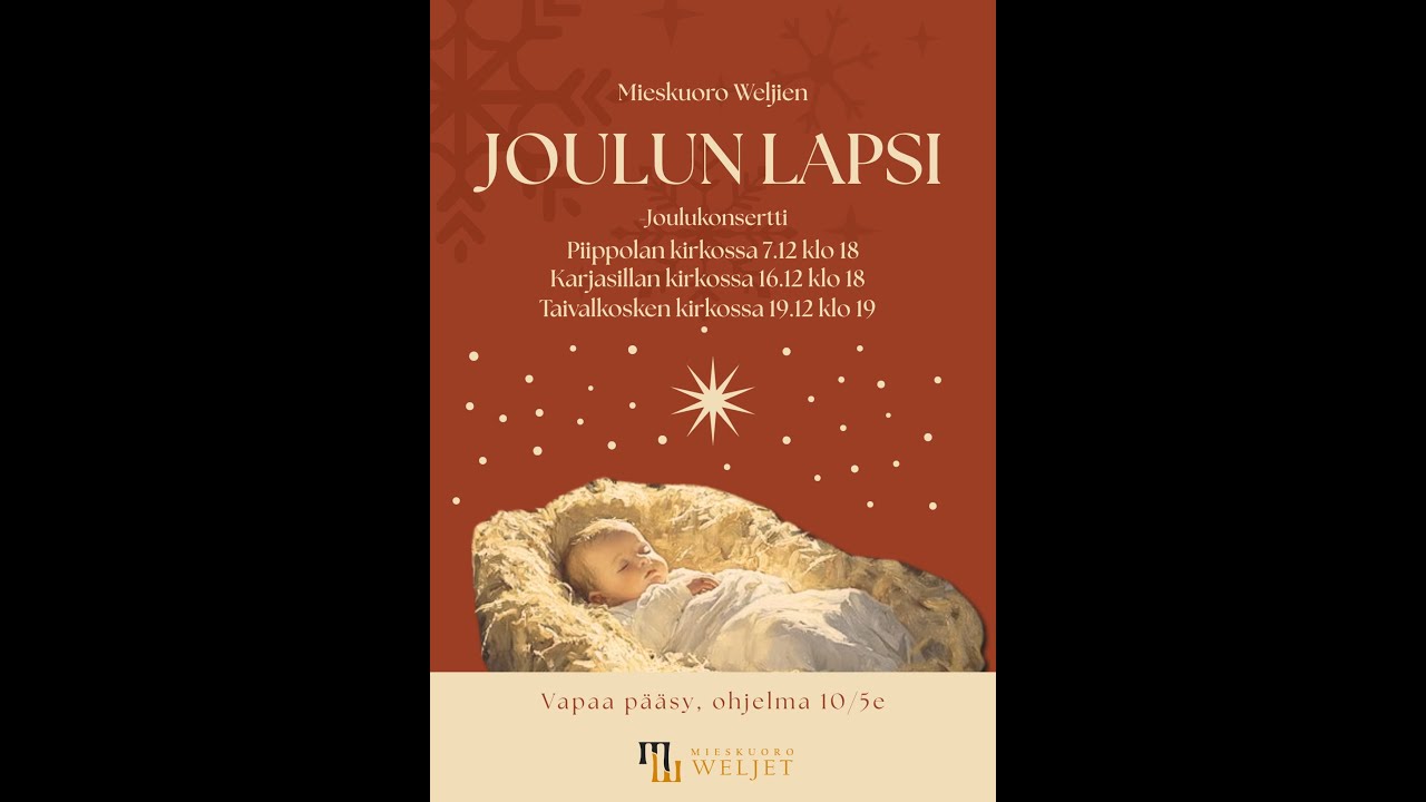 Joulun lapsi - konsertti Karjasillan kirkossa