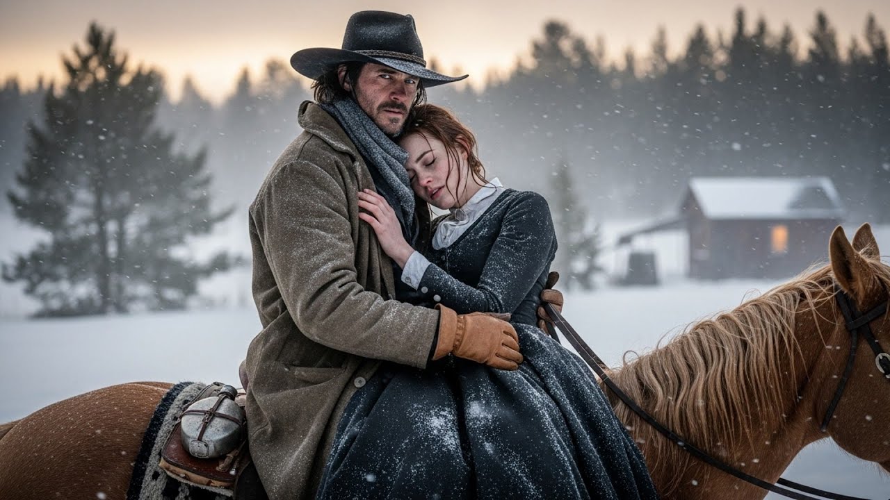 She Fell From Her Horse In A Blizzard Miles From Help, The Cowboy Found Her Unconscious In Snow