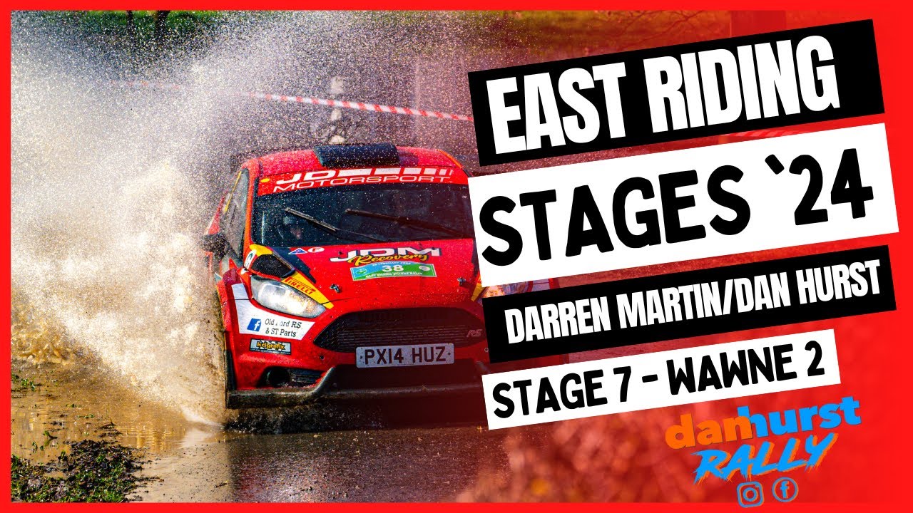East Riding Stages Rally 2024 | SS7 | Darren Martin/Dan Hurst | Ford Fiesta R5