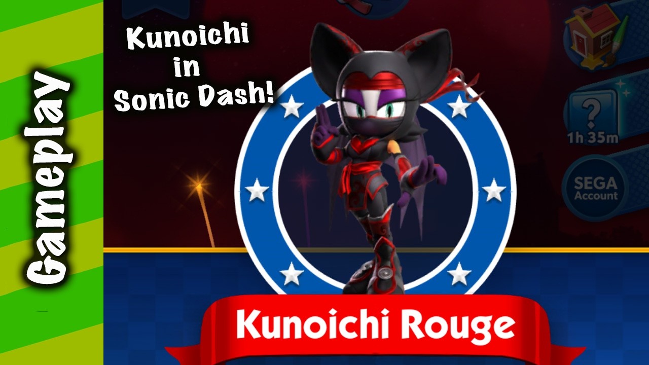 Sonic Dash - Kunoichi Rouge Event Gameplay