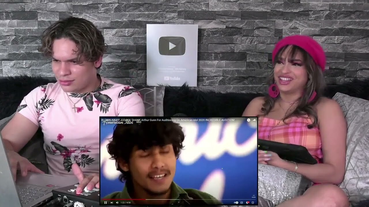 He is NOT a fan of American Idol... Waleska & Efra react to Nepalese Artist Arthur Gunn Audition