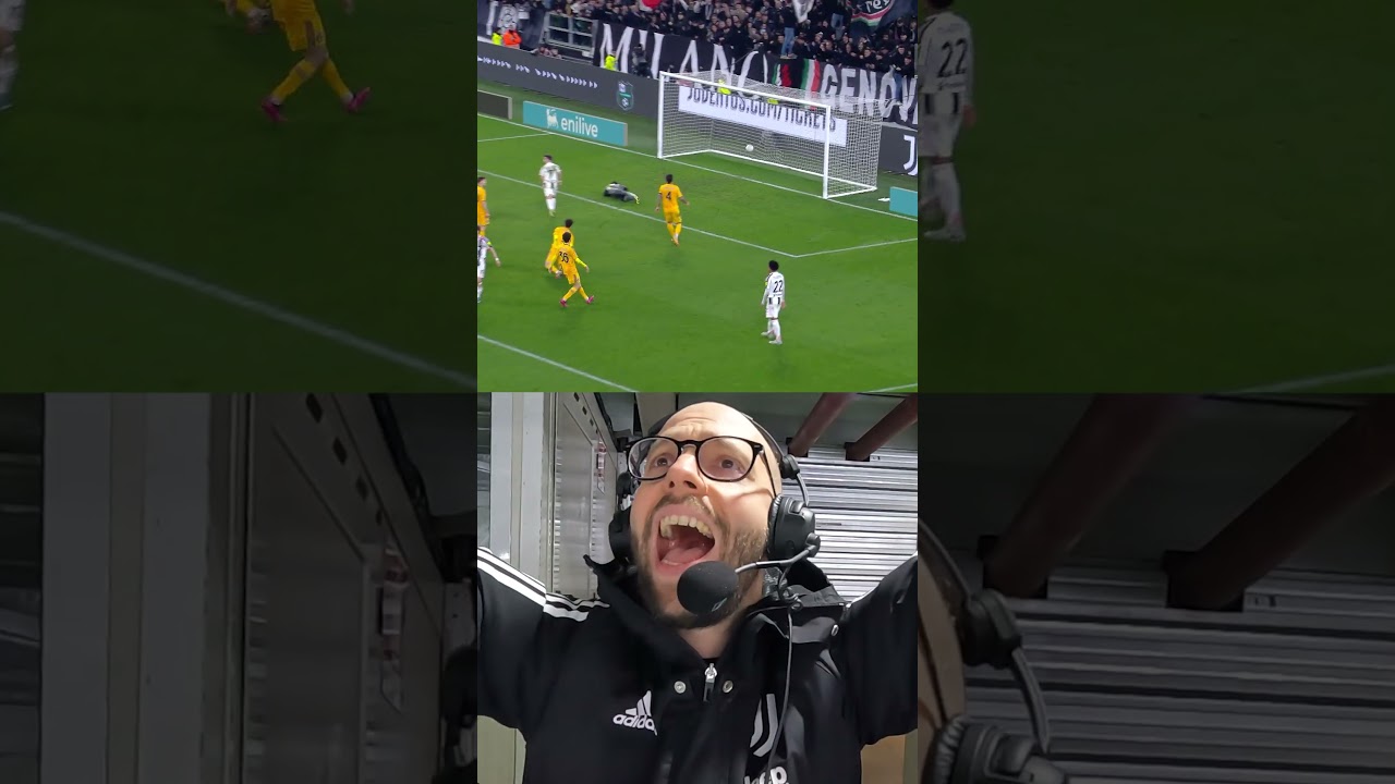 GOL YILDIZA kontra REAKCJA 🔥🔥​🔥​ #juventus #piłka nożna #spodenki