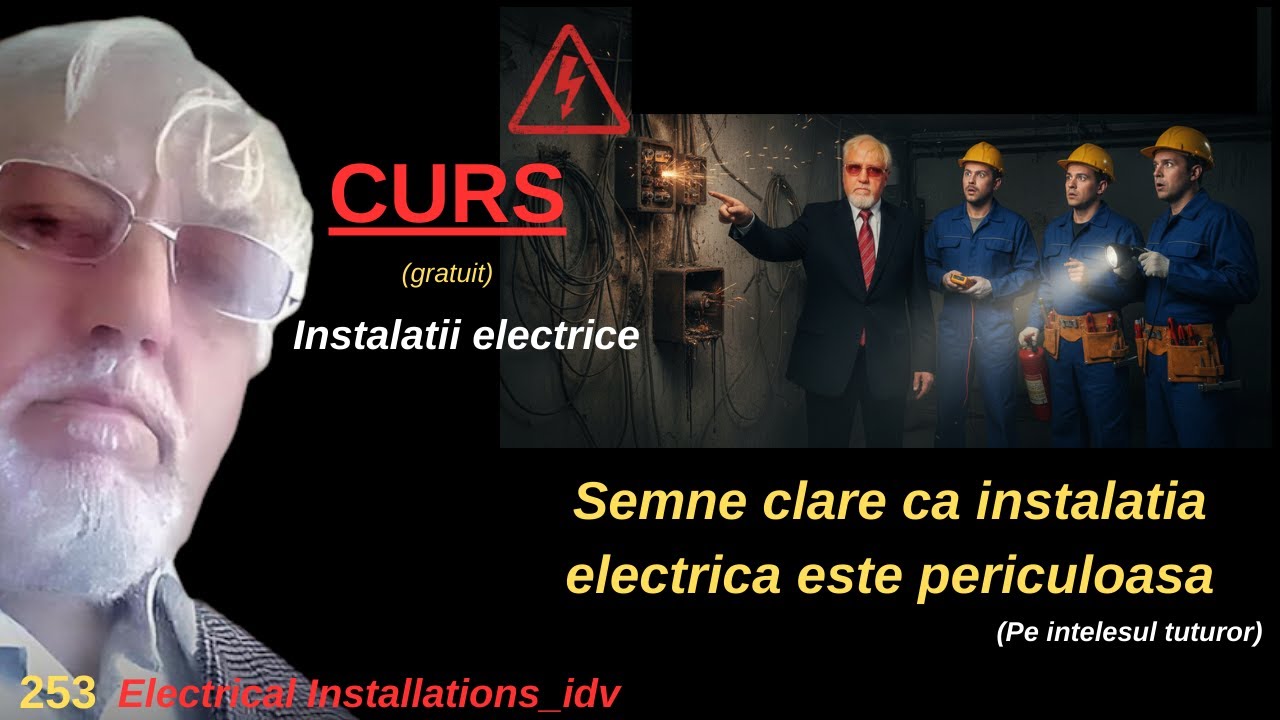 253.  Semne clare ca instalatia electrica este periculoasa.  Curs (gratuit) de Instalatii electrice