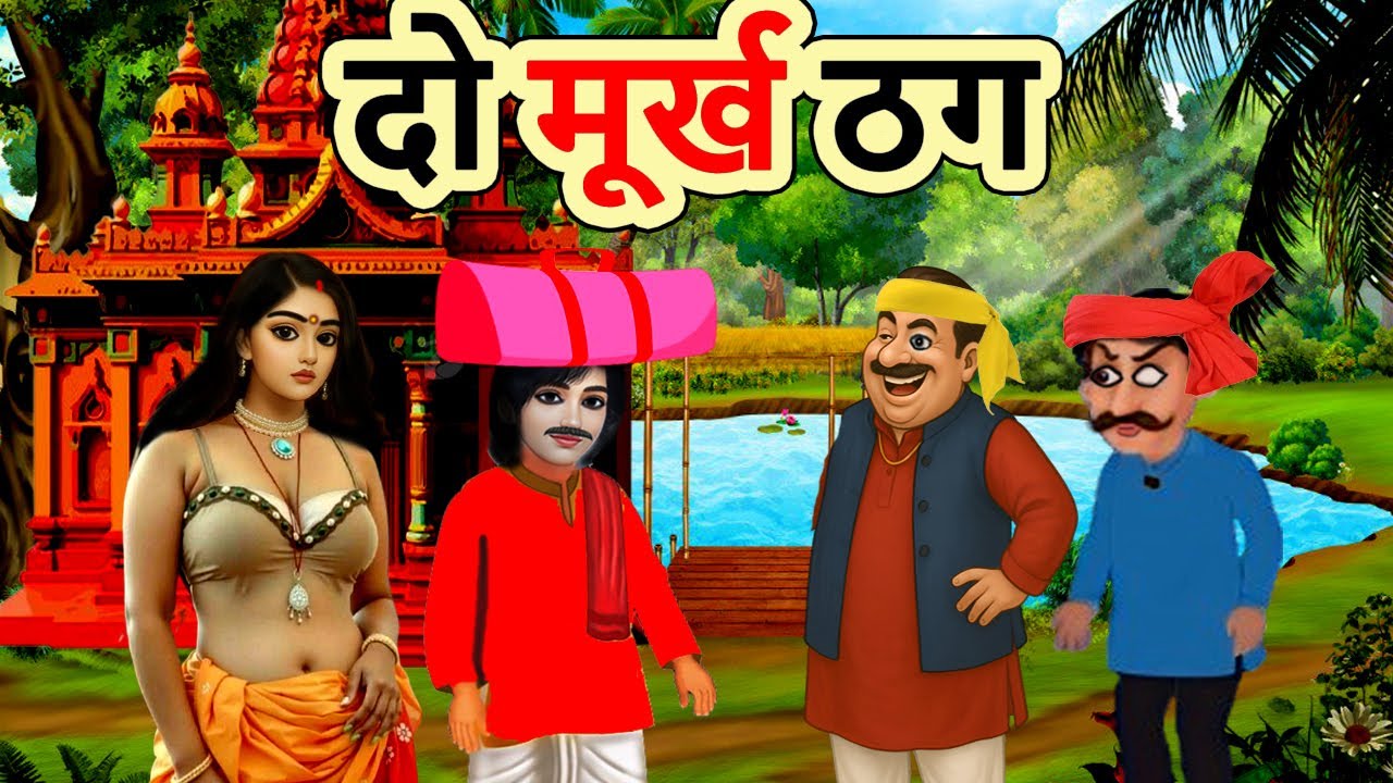 दो मूर्ख ठग | DO MURKH THAG | moral story | cartoon story | hindi kahani | bedtime | mann k voice