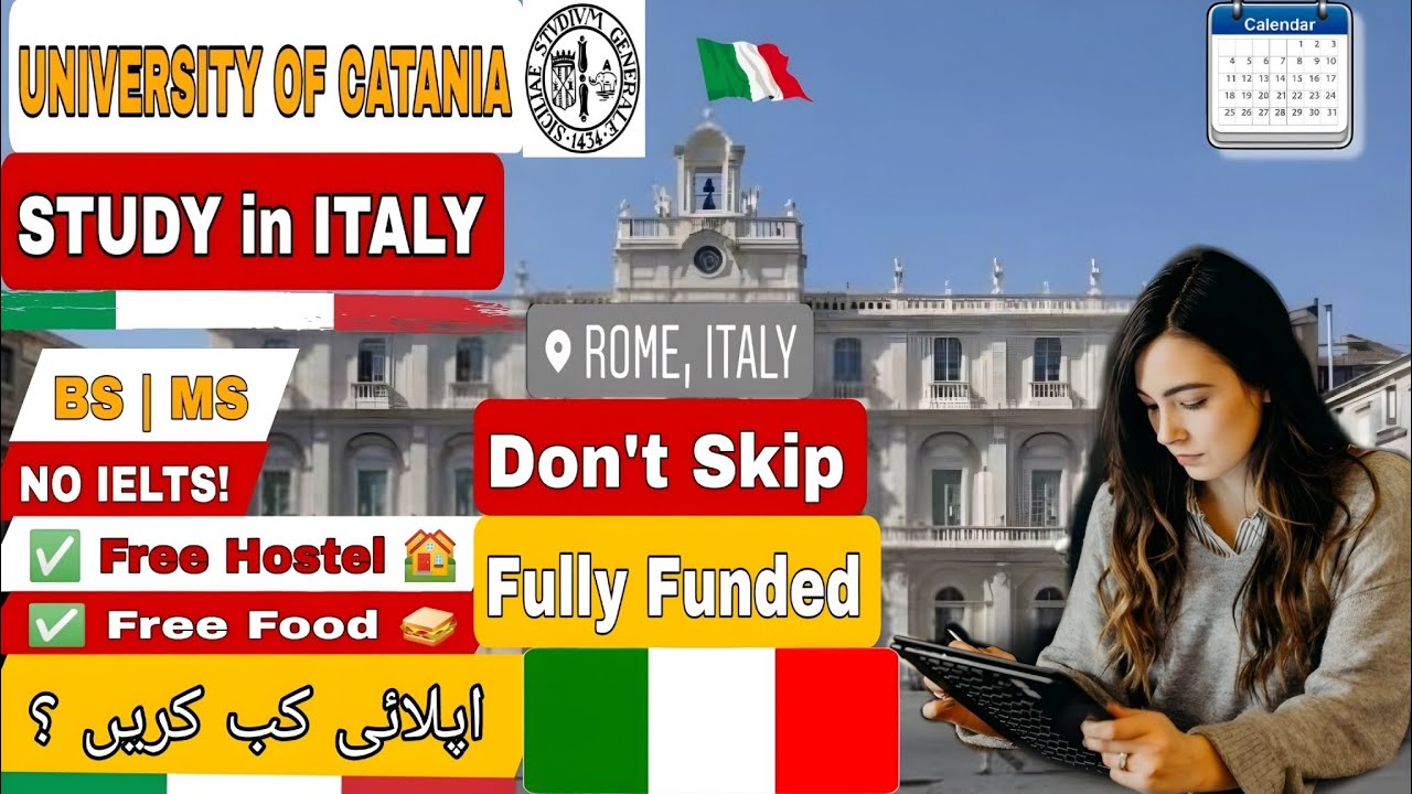 📢 UNIVERSITY OF CATANIA FULLY FUNDED SCHOLARSHIPS 2026 | BS & MS | STUDY IN ITALY 🇮🇹 | NO IELTS