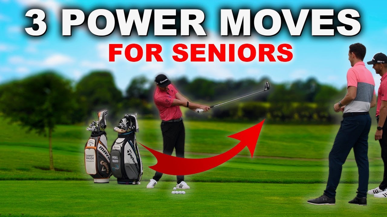 How SENIOR Golfers Hit Driver Straight and LONG - 3 effortless power moves that you can learn