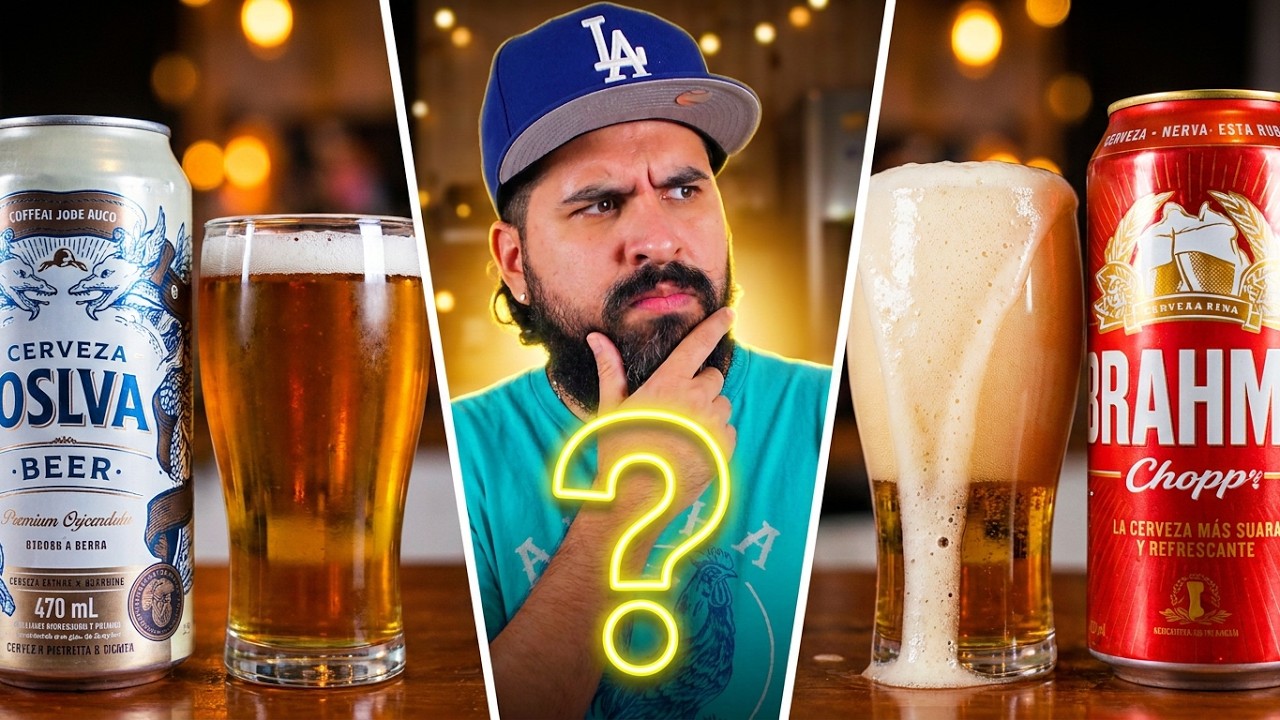 La PEOR Cerveza 🍻 OSLAVA vs BRAHMA