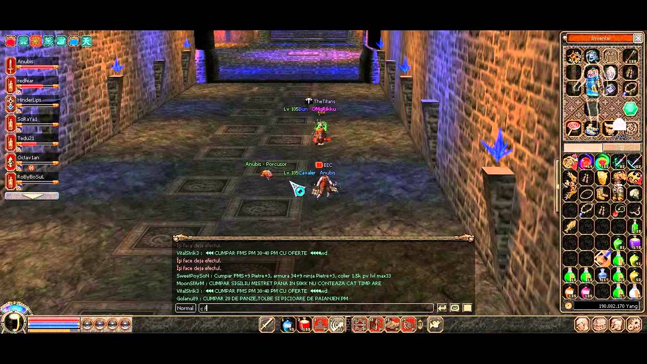 Metin2.Ro:Gemini - Anubis vs Ungur Prost si cateii lui:))
