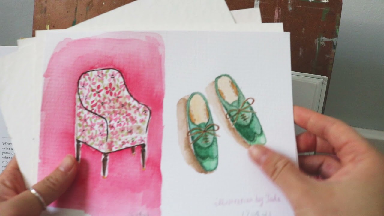 Book review: Emma Block The Joy of Watercolour // Book for Absolute Watercolour Beginners