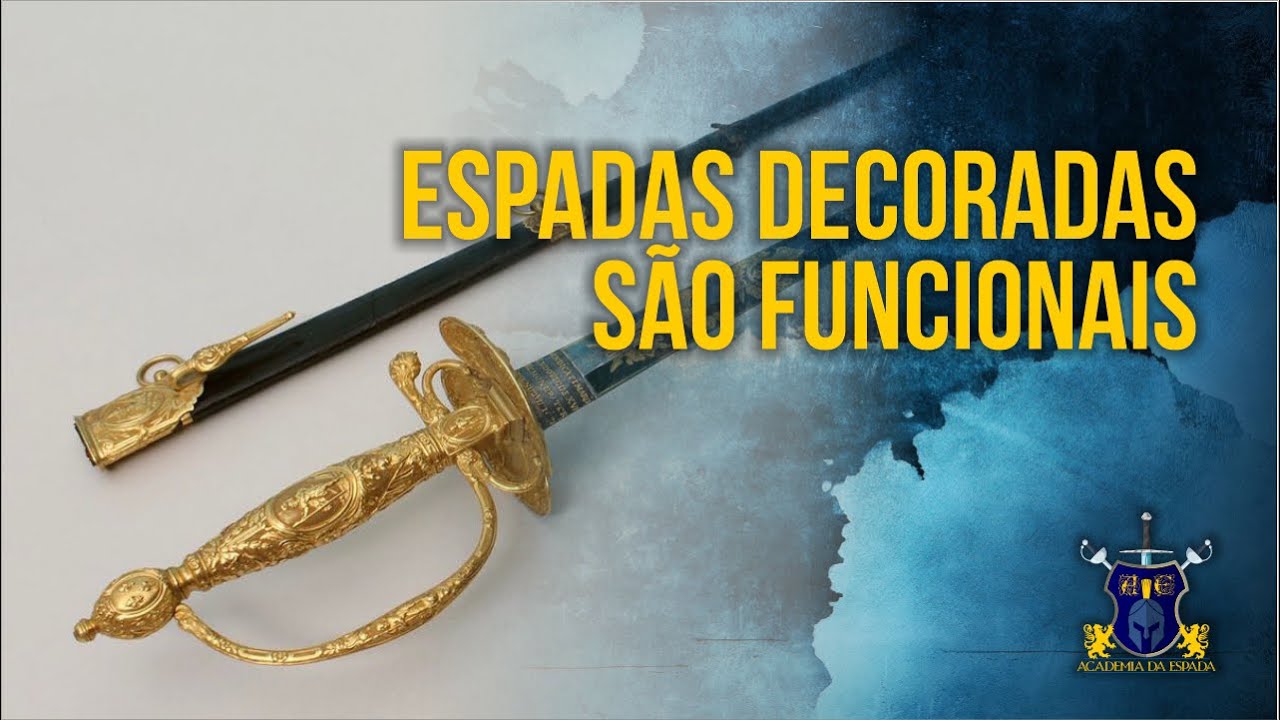 Espadas Decoradas são Funcionais, não cerimoniais