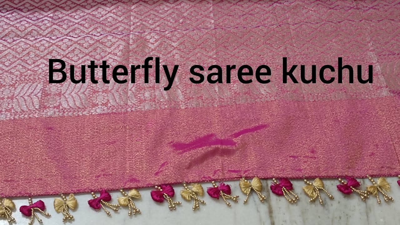 #sareekuchuwithbeads #butterfly #quickeasy #butterfly tassels how to make 02