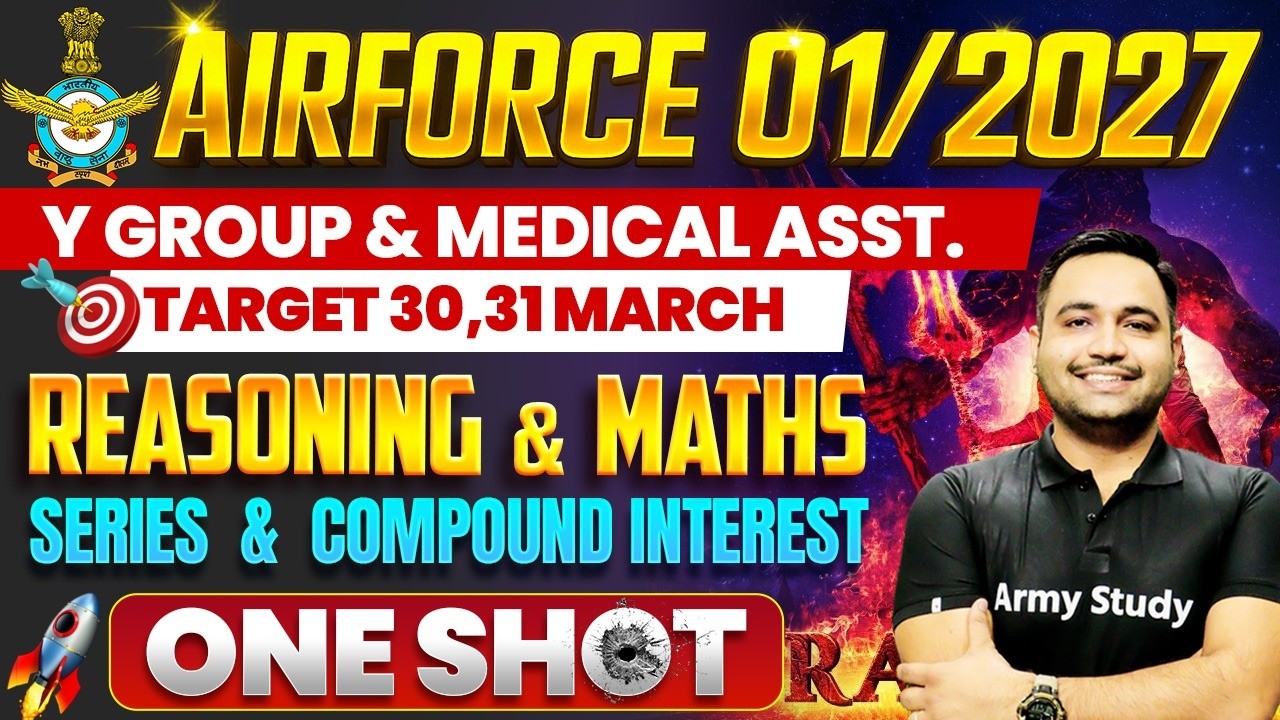 Airforce Vacancy 01/2027 | Airforce Raga Practice 06 | Airforce Reasoning & Math Mix Question 2026