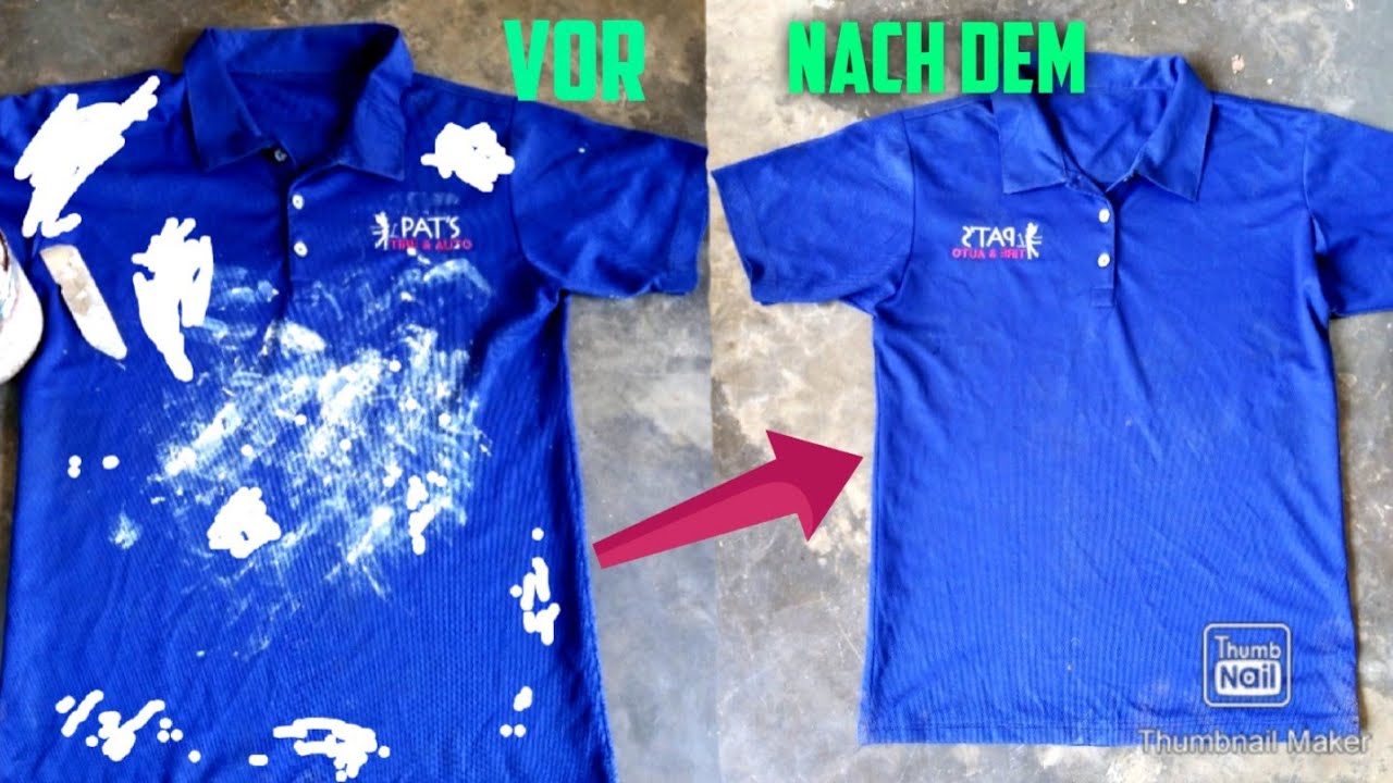 wie man farbe von kleidung entfernt