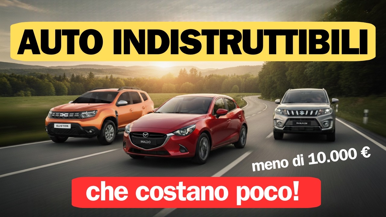 7 Auto INDISTRUTTIBILI a meno di 10.000&euro; (Top affidabili da comprare subito nel 2025)
