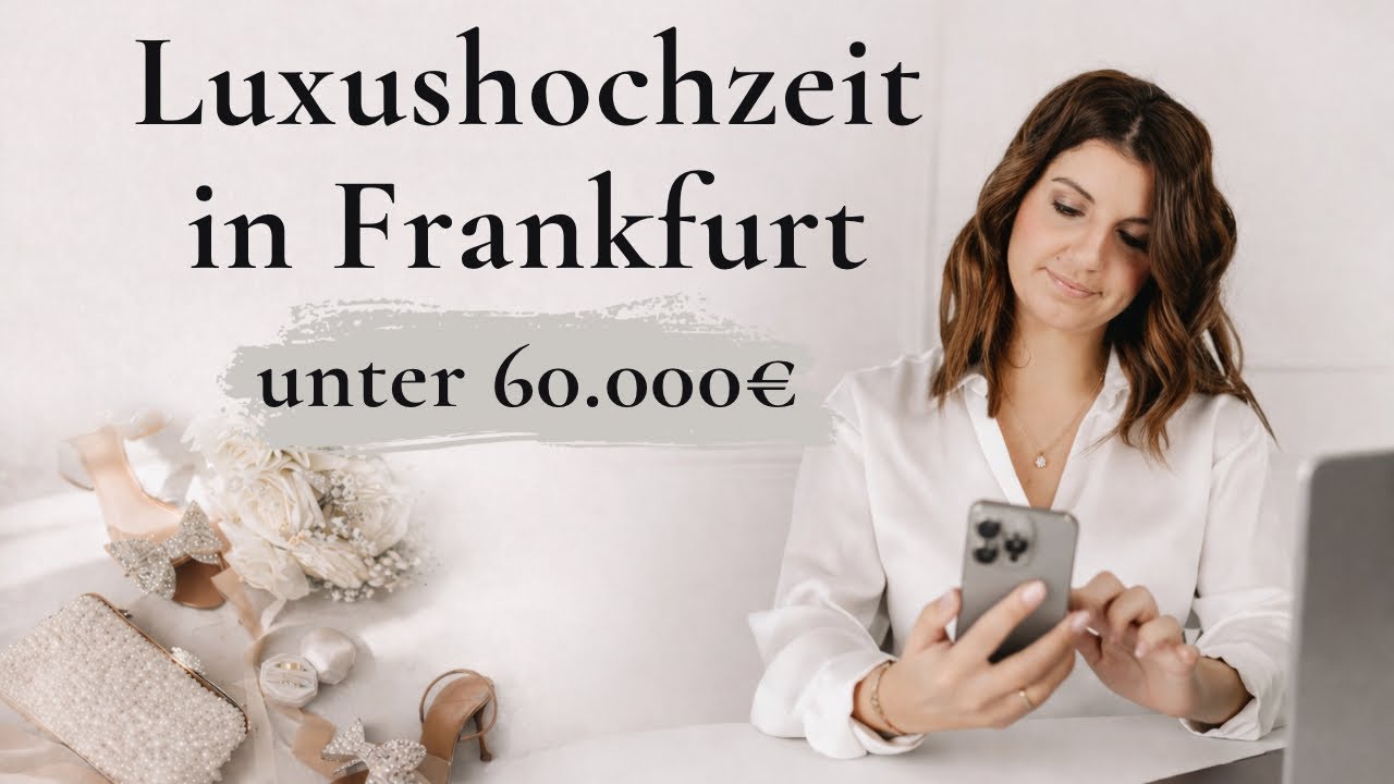 Luxushochzeit in Frankfurt unter 60k