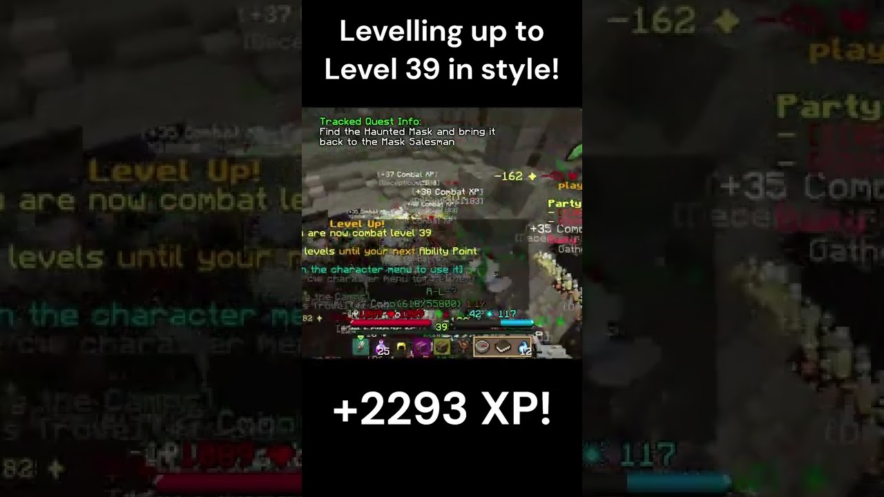 Levelling up in style! (Combat Level 39) play.wynncraft.com