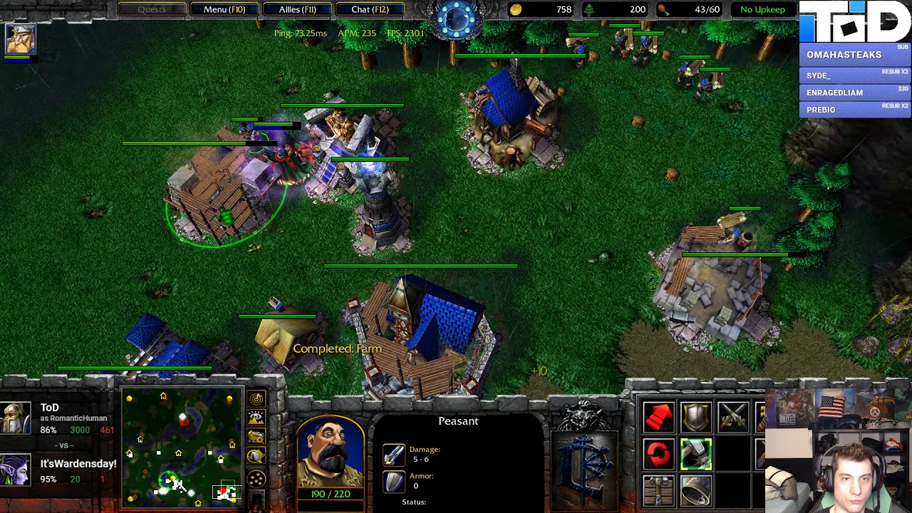 ToD vs Grubby - MK 1ST VS WARDEN
