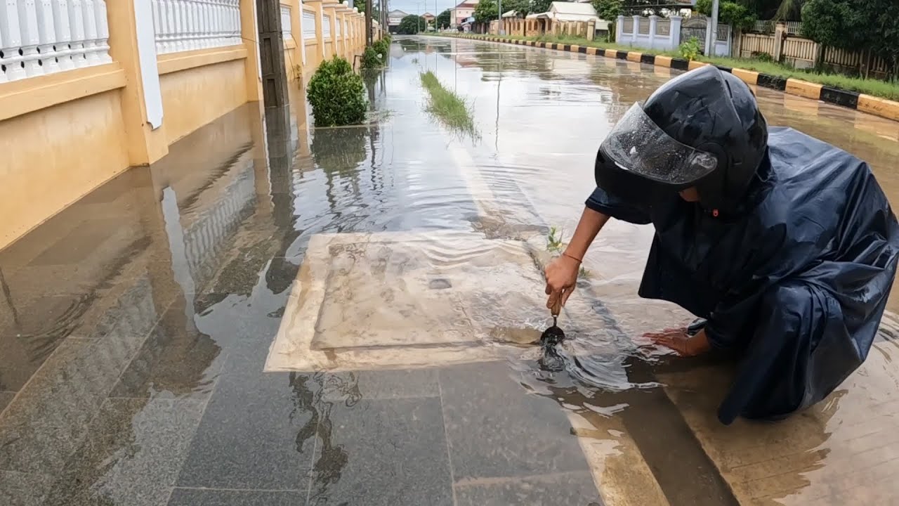 Clearing a Clogged Drain to Prevent Flooding