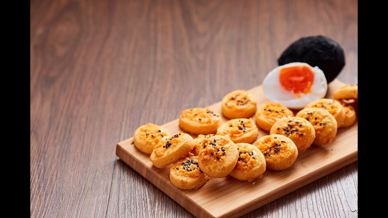 Salted Egg Yolk Cookies