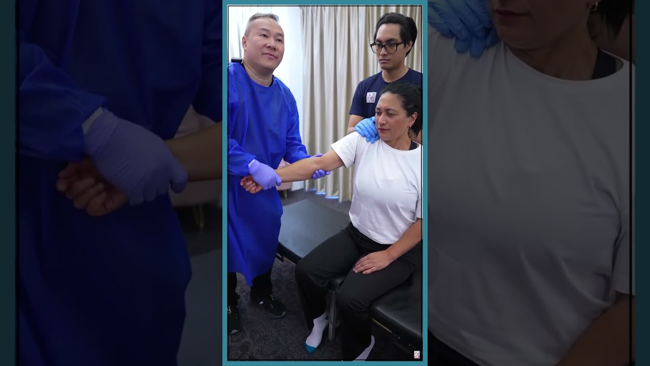 This lady from australia suffering tennis elbow and wrist probelms almost a years