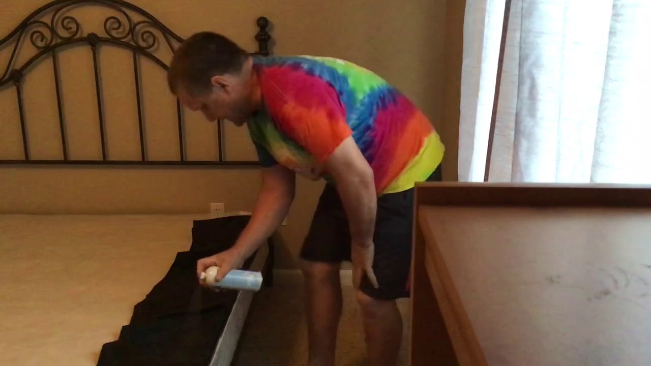 Bed skirt/Dust Ruffle solution