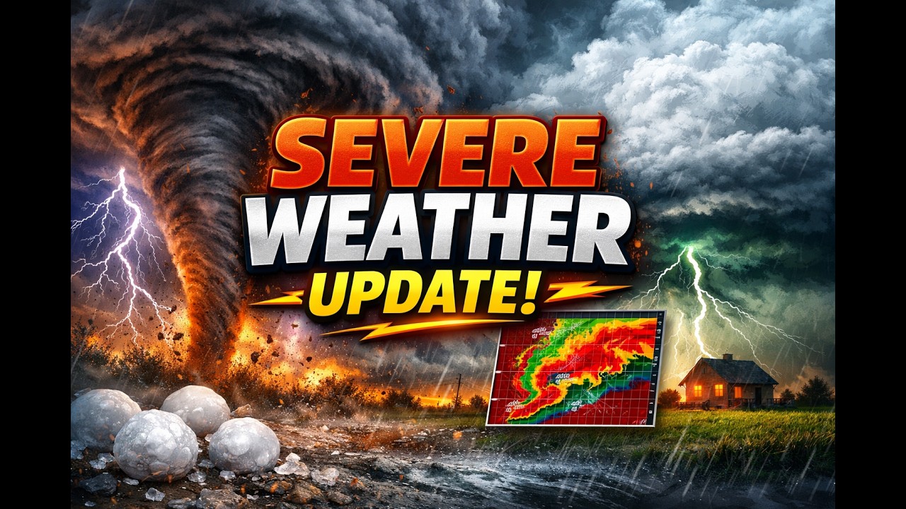 🚨 SEVERE WEATHER UPDATE — STORMS TODAY, NEXT ROUND COMING!