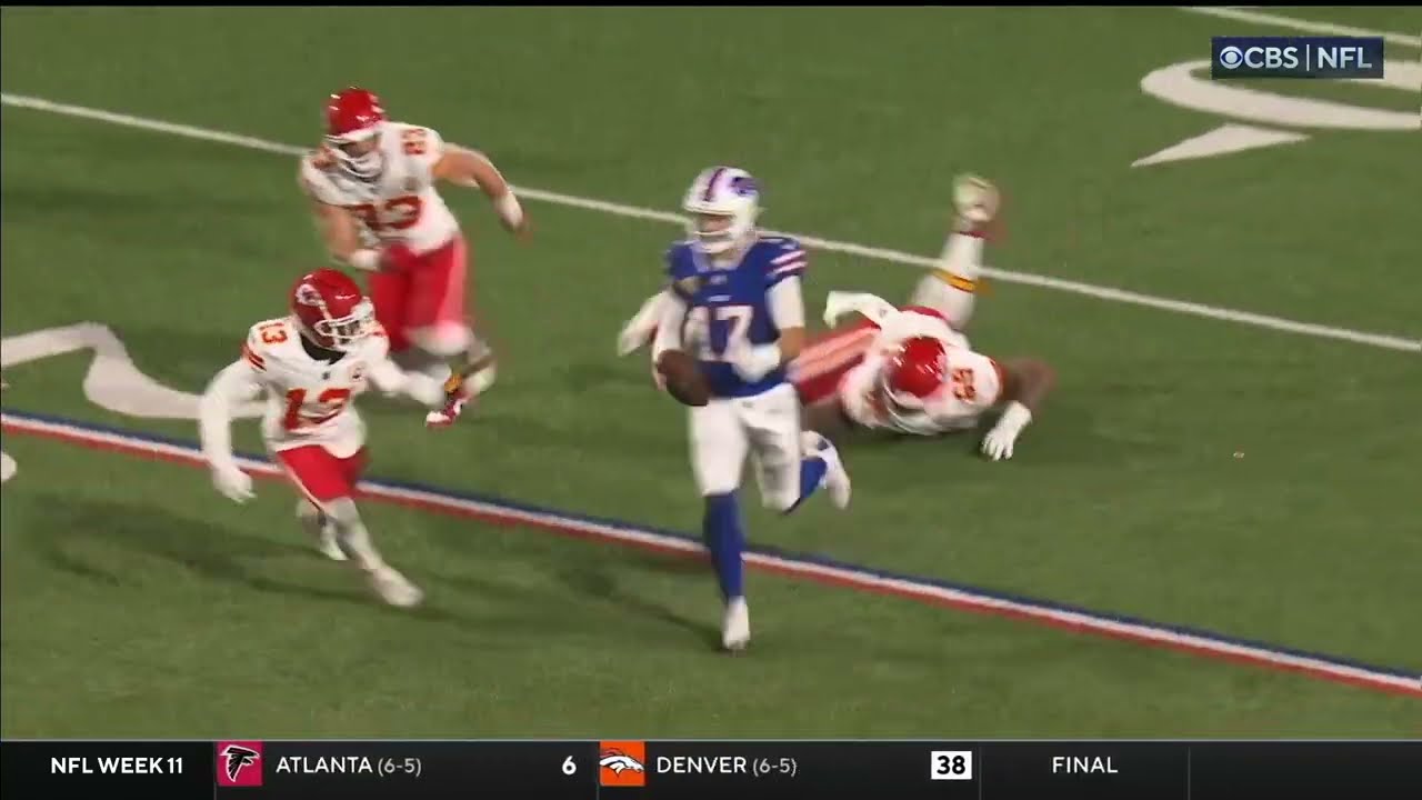 Josh Allen 26 yd TD Run November 17, 2024