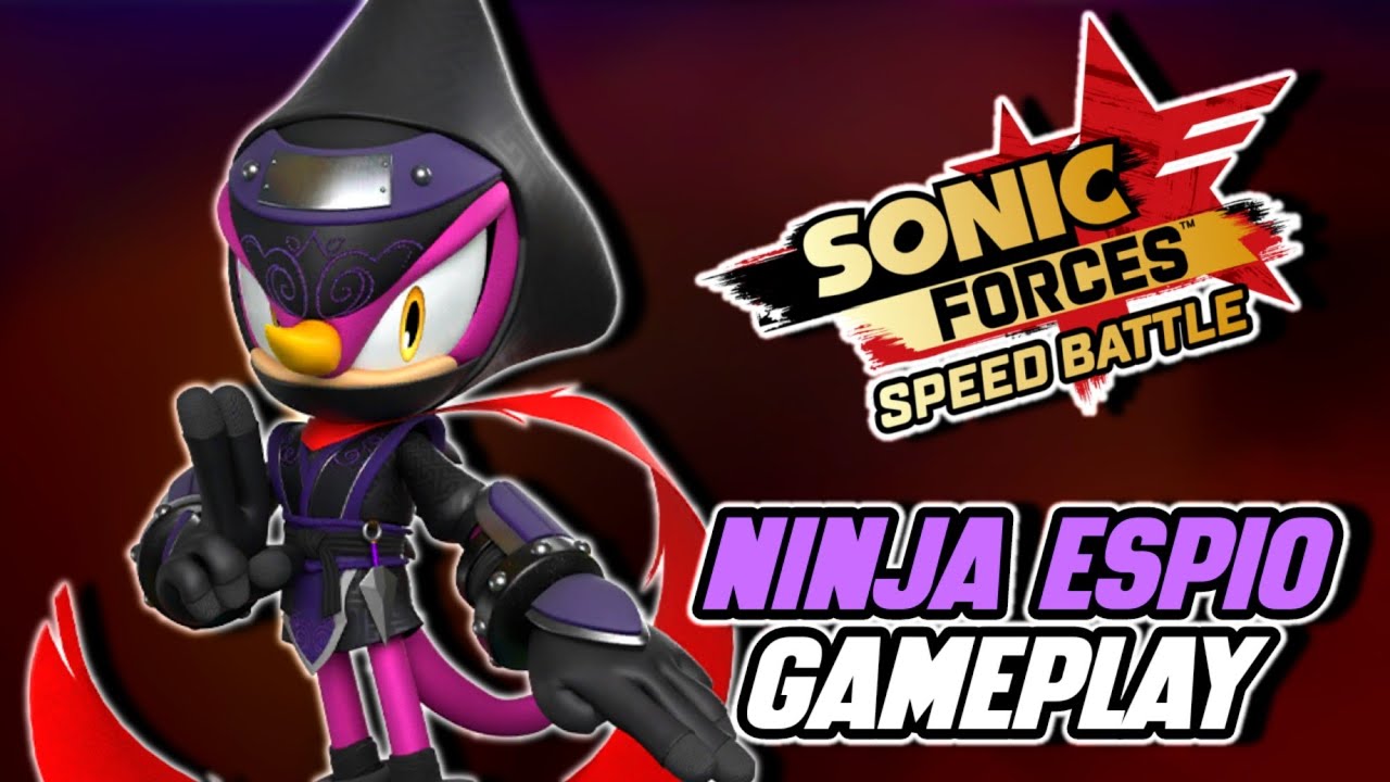 NINJA ESPIO GAMEPLAY - Sonic Forces: Speed Battle
