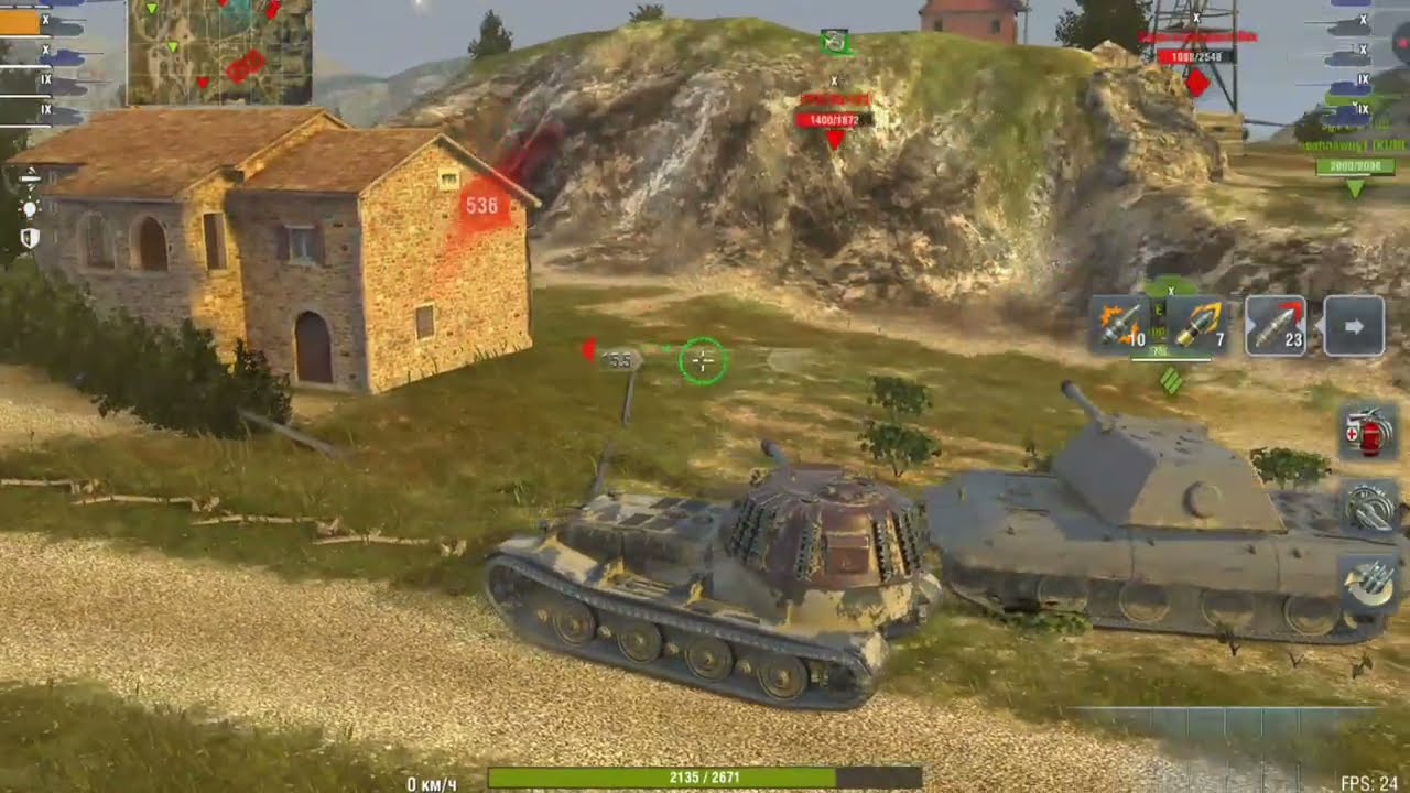 Wot blitz best replays. VK 72.01 (K) Mines map, 