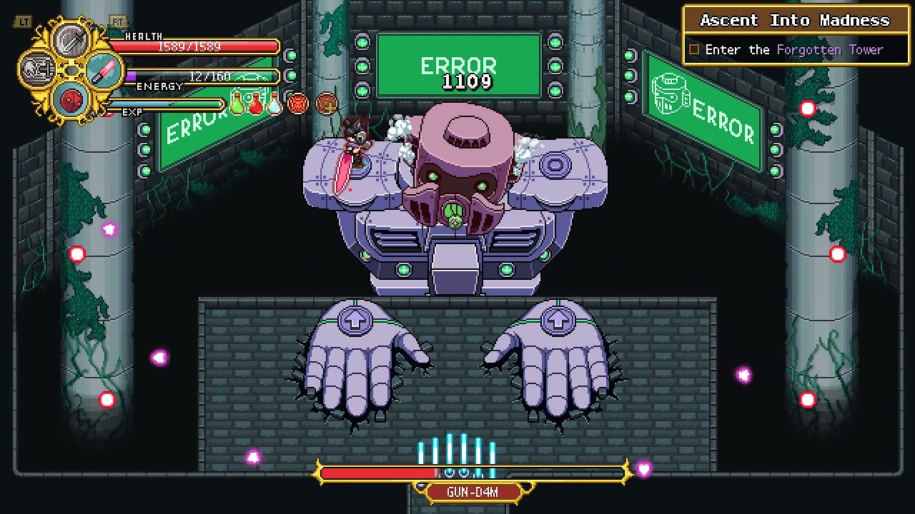 Secrets of Grindea: Overpowered Boss Rush (No Damage)